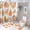 Boho 1, variant on Bathroom Rugs Sets 4 Piece with Shower Curtain, Boho Pattern Printed on Modern Shower Curtains for Bathroom Set, Great for Master Bath Beach House Modern Home, 72 x 72 inches