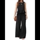 thumbnail image 1 of Conjuntos de Pantalones para Mujer, 2 Piezas, Sin Mangas, Cuello Redondo, Camisetas Sin Mangas, Conjuntos A Juego para Mujer, Cintura Elástica, Pierna Negro M, 1 of 8