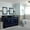Blue & Black, variant on Bellaterra Home 400700-61D-BU-BGR 61 in. Galaxy Granite Rectangle Sink Double Vanity, Blue & Black