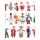 thumbnail image 2 of Ropa inflable de Navidad, disfraz de baile, accesorios para disfraces, Papá Noel, alce, árbol de Navidad, ropa inflable, cabeza torcida, hombre, 2 of 5
