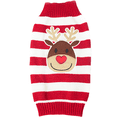 thumbnail image 1 of suéter de gato navidad santa mascota gato suéter de punto de invierno ropa de abrigo Adepaton Ropa para Gato, 1 of 5