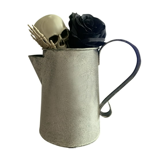 Wolfast Halloween Rose Skull Garden Pot Fie Layout Decoration Atmosphere Props Skeleton