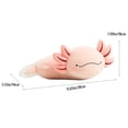 thumbnail image 2 of Kawaii Axolotl Almohada De Felpa 3D Suave Animal De Peluche Hexagonal Dinosaurio Plushie Juguete Salamandra Peluche Regalo De Cumpleaños Cateissary HA038910-00, 2 of 6