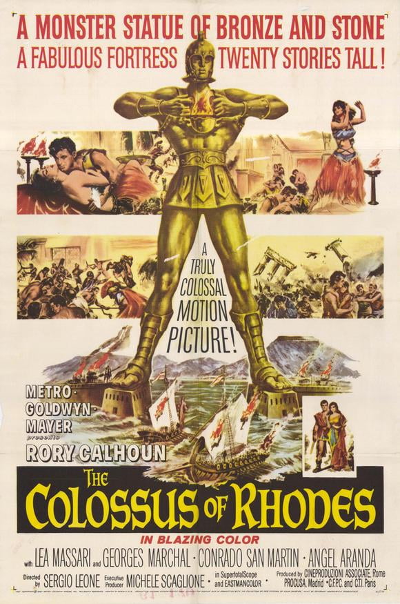 The Colossus of Rhodes Rory Calhoun Movie poster print