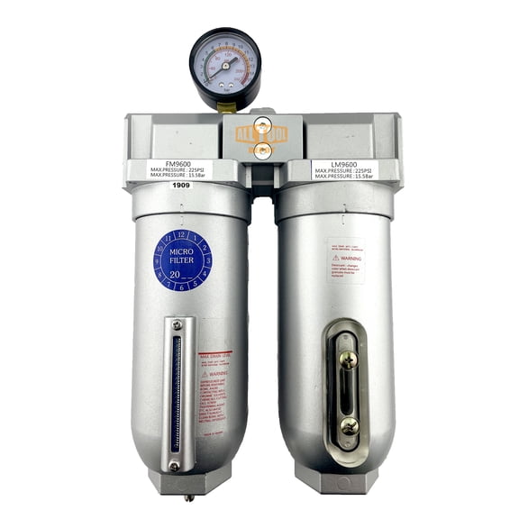 1" NPT SUPER DUTY Industrial Grade 2 Stages Coalescing Filter Desiccant Dryer System