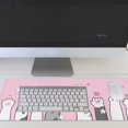 thumbnail image 6 of Cat Paw Gaming Mouse Pad for Desk, Extended Large Kawaii Cherry Blossom Mouse Pad, Pink Mousepad XL, Cute Sakura Mouse Pad Anime, Long Big Mouse Mat, Kawaii Decor Stuff Accessories, 31.5 X 11.8 Inch, 6 of 6