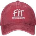 thumbnail image 1 of Fits Fk I'm Tired Cap for Men Baseball Hats Trendy Hat, 1 of 7