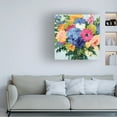 thumbnail image 3 of Trademark Fine Art Victoria Barnes Blooming Brightly II Canvas Wall Art, 3 of 4
