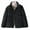 Black, variant on Jinhomg Women's Winter Quilted Jacket Thermal Cozy Long Sleeve Full-Zip Puffer Coat Casual Solid Outerwear with Pockets Summer Saving Pink L