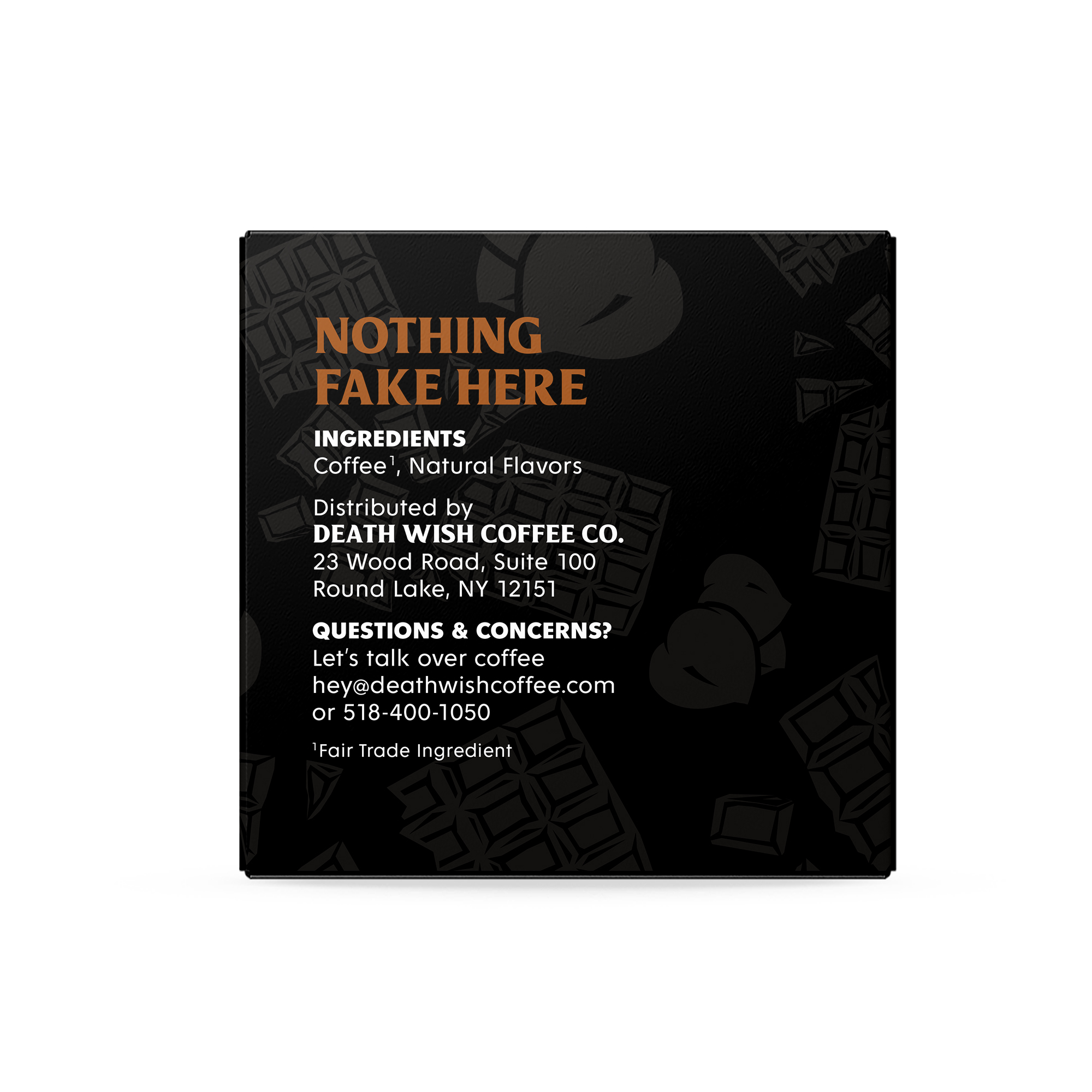 Death Wish Coffee Chocolate Hazelnut Single Serve Pods, Fair Trade, Natural Flavors, No Allergens, 30 Count