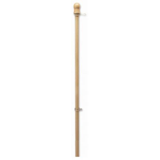 Flag 5ft.1in. Blonde Wood Flag Pole