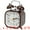 Brown, variant on Unique Bargains Square Mechanical Loud Alarm Clock Black 3.3"L x 2.2"W x 4.6"H
