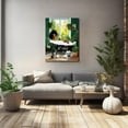 thumbnail image 4 of Bathroom Decor African American Wall Art Black Girl In Bathtub Canvas Wall Art Picture Modern Green Botanical Wall Decor Black Woman Framed Artwork For Bathroom Bedroom 12"X16", 4 of 6