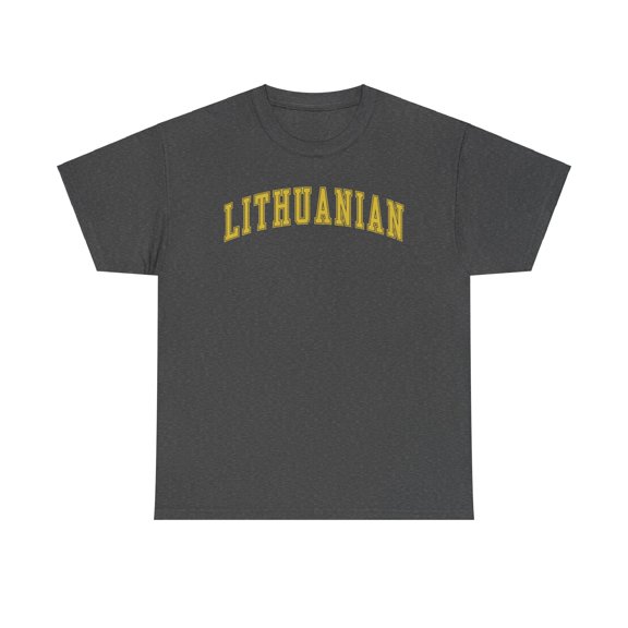 Lithuanian Lithuania Shirt Gifts Tshirt Crew Neck Short Sleeve