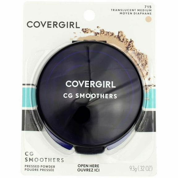 CoverGirl Smoothers Pressed Powder, Translucent Medium [715] 0.32 oz