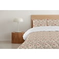 thumbnail image 4 of Ambesonne Vintage Down Alternative Quilt Comforter, Folk Birds Flowers Ethnic, Twin XL, Champagne Green and Orange, 4 of 5