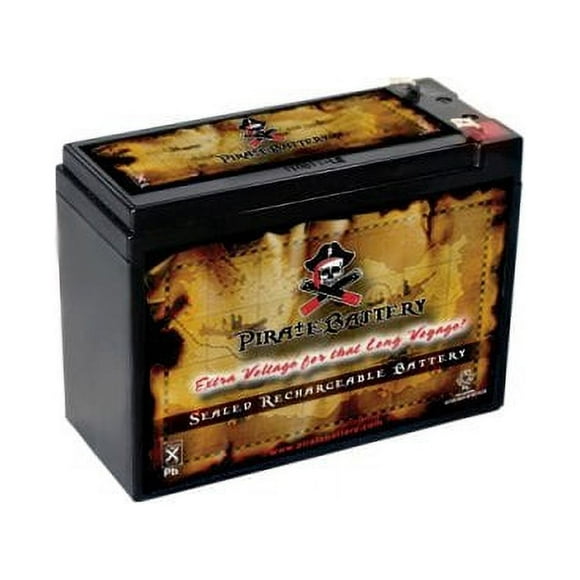Pirate Battery 12V (12 Volts) 10.5Ah SLA Battery for Electric Scooter Schwinn S180 / Mongoose