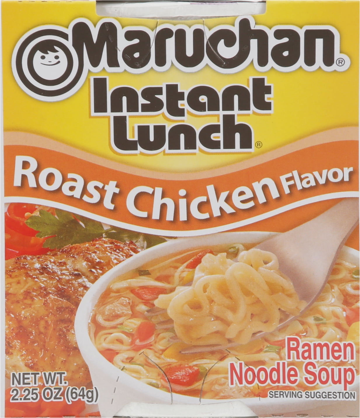 (8 pack) Maruchan Instant Lunch Ramen Noodles, Roast Chicken Flavor, 2.25 oz Cup