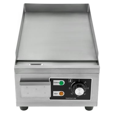 1300W Commercial Electric Griddle, Restaurant-Grade Cooking Surface & High Heat Output