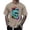 Khaki, variant on Bibifish Mens Short Sleeve Graphic Tee Shirt Retro Skull Print Breathable Casual Rock Style Crew Neck T-Shirts