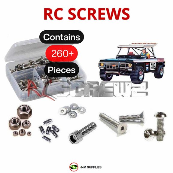 RCScrewZ Stainless Screw Kit tam019 for Tamiya Blazing Blazer 4x4 1/10 #58029 RC Car | SET