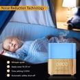 thumbnail image 2 of leyfeng Humidificador difusor de aceite esencial de aromaterapia, difusor aromático ultramoderno de 300ML con pantalla de tiempo, altavoz Bluetooth, LED, 2 of 8