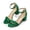 Green, variant on BOCCA Women’s Ankle Strap Block Heel Sandals, Open Toe One-Band Dress Shoes for Wedding, Party & Daily Wear