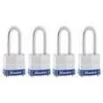 thumbnail image 2 of Master Lock 1-9/16 in. W Steel Pin Tumbler Padlock Keyed Alike, 2 of 2