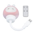 thumbnail image 3 of Luz de noche con control remoto, linda lámpara de noche con forma de conejito recargable por USB, lámpara de noche para bebé, probada profesionalmente, 3 of 12