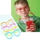 thumbnail image 3 of Gafas divertidas Gafas Paja Diseño loco Bricolaje Tonto Transparente Divertido Elegante Regalo de dibujos animados para niños Fiesta en casa Fesitival Holiday Irfora Ventosa, 3 of 7