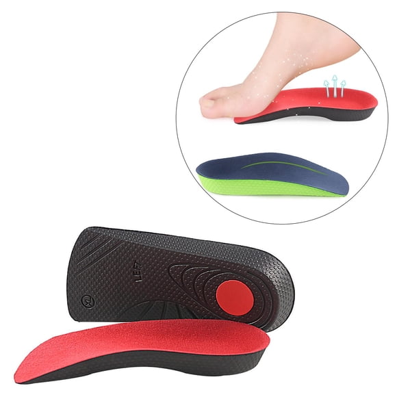 Plantillas ortopédicas a prueba de golpes para zapatos, almohadillas para fascitis plantar, talón para hombres y mujeres L Colcomx Plantillas de zapatos