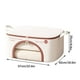 thumbnail image 1 of Bolsa de almacenamiento de gran capacidad de tela no tejida organizadora | Cierre de doble cremallera | Asa reforzada de algodón y lino | Almacenamiento de edredones y ropa para dormitorio, 1 of 2