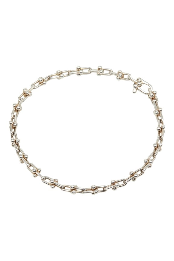 Pre-Owned Tiffany HardWear Microlink Medium Bracelet, SV925 Silver, Women's. (TIFFANY&Co.)