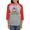 Heather/Red, variant on CafePress - Power Rangers It's Cookin Women's Baseball T Shirt - Womens Baseball Tee