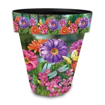 Briarwood Lane Zinnias in Bloom Large Planter