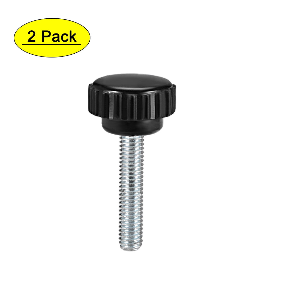8pcs M5x15mm vis tête moletée plastique Type bouton serrage poignée