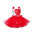 thumbnail image 6 of Child Girls Birthday Party Tulle Pageant Dress Valentine's Day Party Festival Gown Dresses Red 8 Years-9 Years, 6 of 8