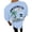 A-Light Blue114, variant on Bibifish Mens T-Shirts Oversize Back Graphic Letter Print Tees Streetwear Casual Short Sleeve Tshirts