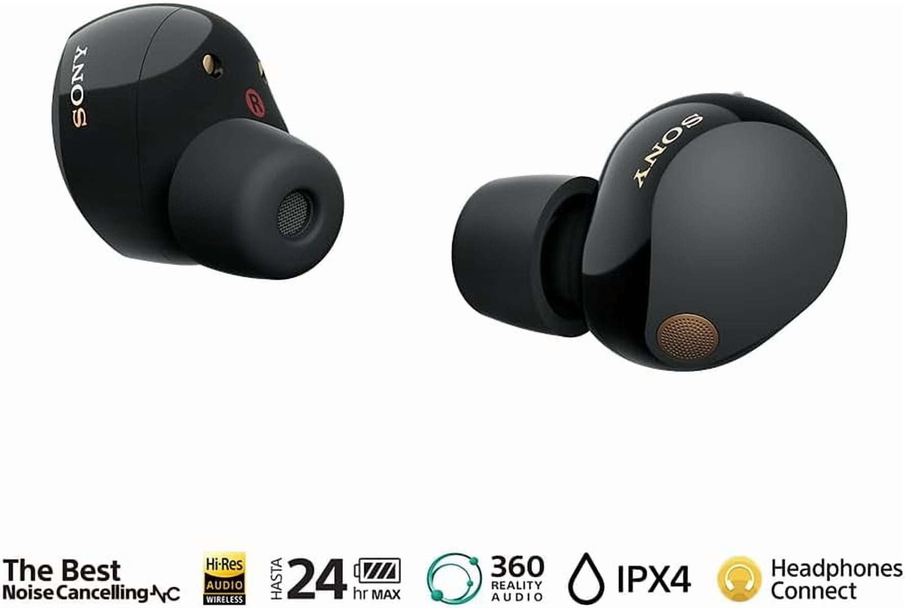Sony WF-1000XM5 Truly Wireless Noise Canceling Earbuds (Black)(International Model)