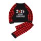 thumbnail image 3 of Pijamas Navideños Para La Familia Trajes A Juego Mujeres Mamá Impreso Top + Pantalones Conjunto de Navidad Odeerbi ODB190232, 3 of 9