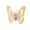 E, variant on 3D Embroidered Butterfly Car Decorations, Adhesive Wing Waving Butterfly Ornaments for Women Girls, Interior Dashboard Accessories for Car & Home, Blue