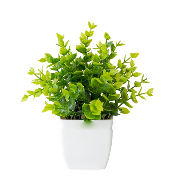 1 pieza de plantas artificiales, plantas falsas, plantas verdes