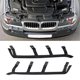 thumbnail image 2 of 1Pair Black Front Headlight Gasket Upper Bracket Fit for X3 E83 2004-2010 63126939273 63126939274, 2 of 5