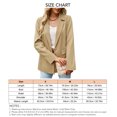 thumbnail image 5 of Chaqueta de negocios, chaqueta de traje de manga larga con cuello vuelto para mujer, chaqueta de traje con cuello vuelto, máxima confiabilidad, 5 of 5