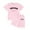 Pink, variant on Hienoo Girls Summer Outfits Letter Print Short Sleeve T Shirt and Shorts Set, Sizes 4-14