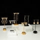 thumbnail image 2 of Brown Organizador de joyas de metal, soporte de exhibición de pendientes en forma de T, barra en T, soporte para pendientes, 2 of 5