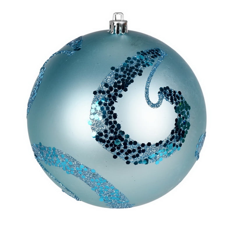 Baby Blue Christmas Ornaments 