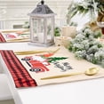 thumbnail image 3 of kurtrusly Christmas Placemats Car Forest Old Man Pattern Cutlery Pad Dust-proof Protective Table Mat Home Camping Navidad Accessories, 3 of 5