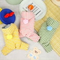 thumbnail image 4 of Multicolor Fur Ball Four Legs Cotton-padded Cloth Warm Dog Clothes Small Dog Autumn And Winter Pet Clothes pink XL, 4 of 8