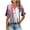 Pink#01, variant on JTZGDY Henley Shirts for Women Cute Floral Pattern Printed Short Sleeve Button V Neck Graphic T-Shirts Loose Fit Dressy Tunic Blouse Yellow L